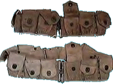 rifle belts, Mills pattern and sewn construction