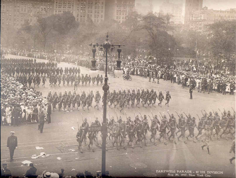 Farewell Parade of the 27th Division, August 30, 1917