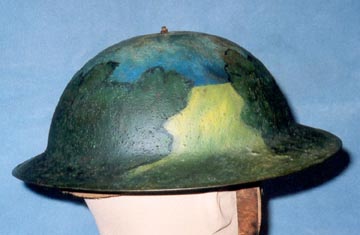 Major General John F. O'Ryan's helmet rear