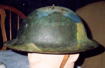 Major General John F. O'Ryan's helmet front
