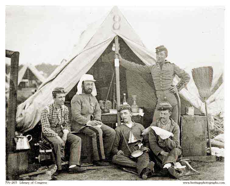 Camp of the 7th NY Regiment, Camp Cameron, D.C.