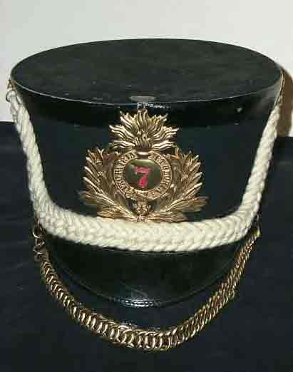 7th Regiment dress shako