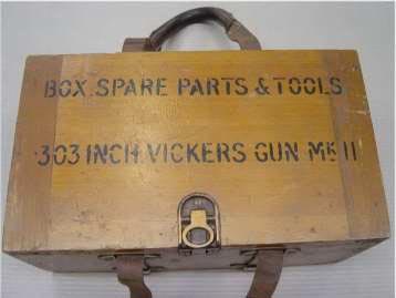spare parts box for the vickers gun